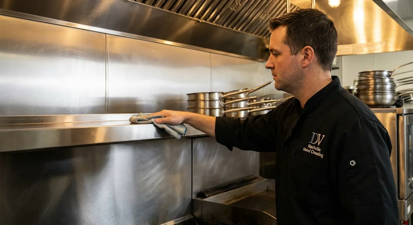Professional exhaust hood cleaning in Nashville commercial kitchen